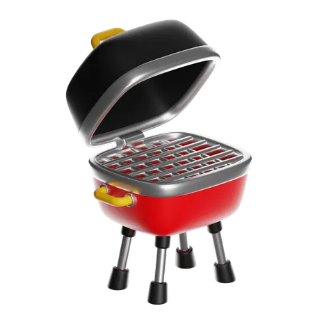 Grill  3D Icon