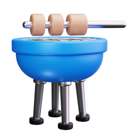 Grill  3D Icon