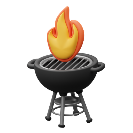 Grill  3D Icon