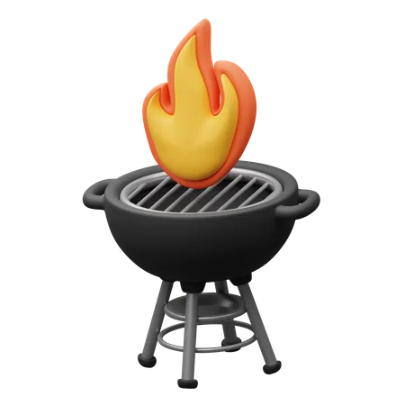 Grill  3D Icon