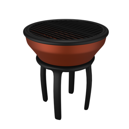 Grill  3D Icon