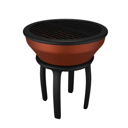 Grill  3D Icon