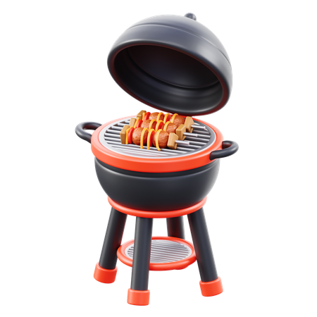 Grill  3D Icon