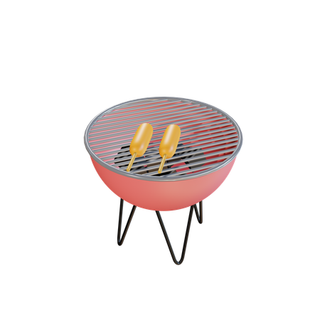 Grill  3D Icon