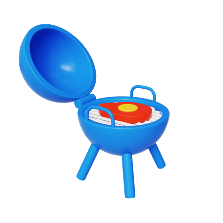 Grill  3D Icon