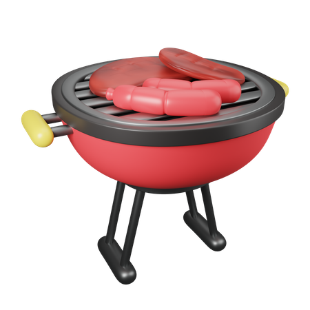 Grill  3D Icon