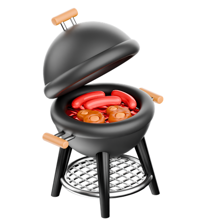 Grill  3D Icon