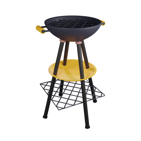 Grill  3D Icon