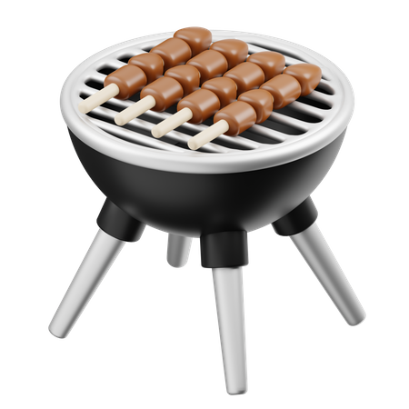 Grill  3D Icon