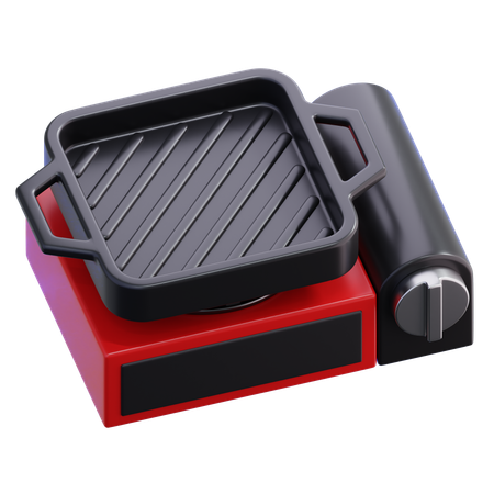 グリルパン  3D Icon