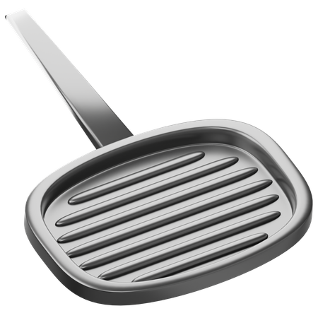 Grill Pan 3D Icon