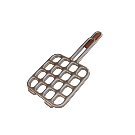 Grill Wire 3D Illustration