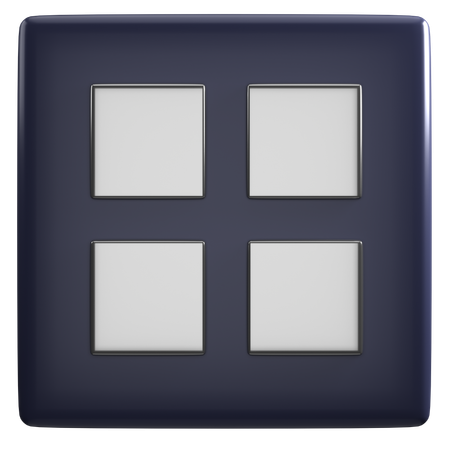 Grille  3D Icon