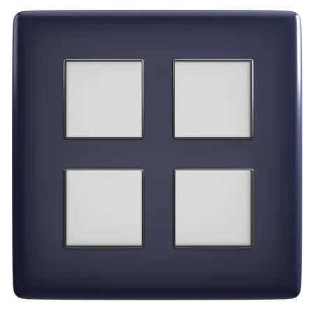 Grille  3D Icon