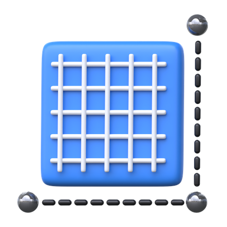 Grille de conception  3D Icon