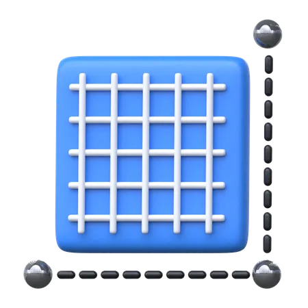 Grille de conception  3D Icon