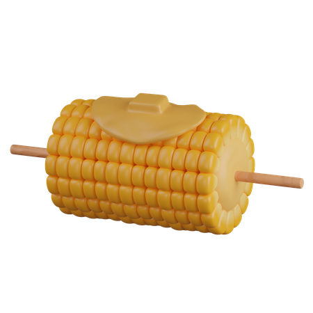 Grilled Corn  3D Icon