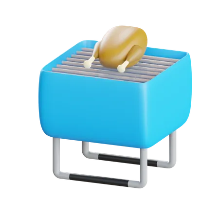 Griller  3D Icon
