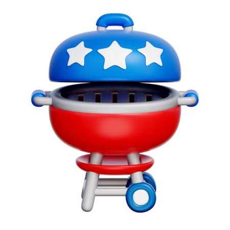 Grillherd  3D Icon
