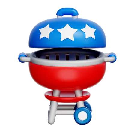 Grillherd  3D Icon