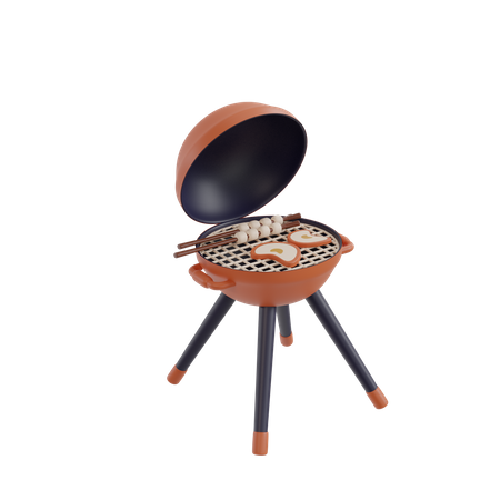 Grilling Equipment  3D Icon