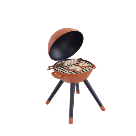 Grilling Equipment  3D Icon