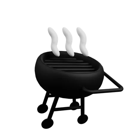 Grillmaschine  3D Illustration