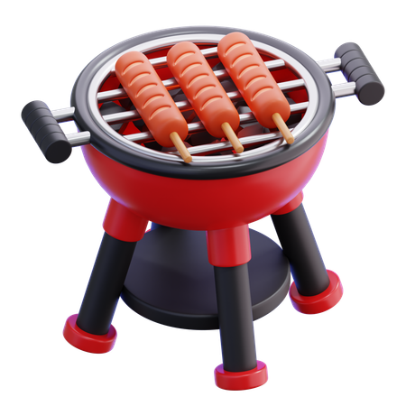 Grillwurst  3D Icon