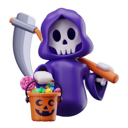 Grim Reaper  3D Icon