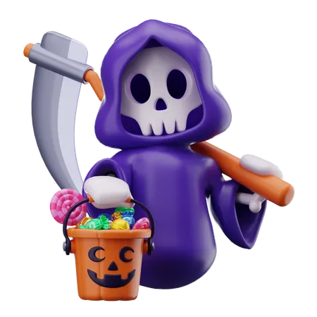 Grim Reaper  3D Icon