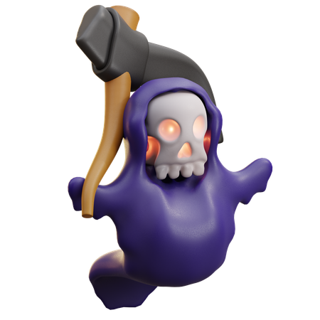 Grim Reaper  3D Icon