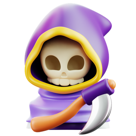 Grim Reaper  3D Icon