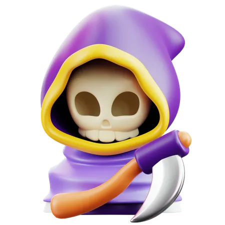 Grim Reaper  3D Icon