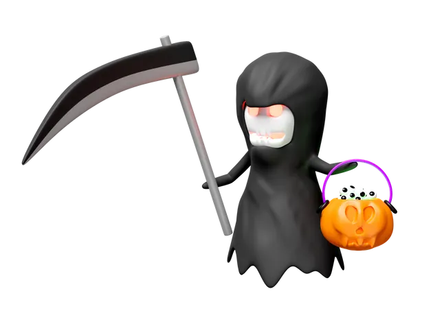 Grim Reaper  3D Icon