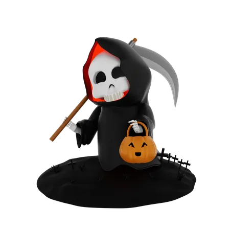 Grim Reaper  3D Icon