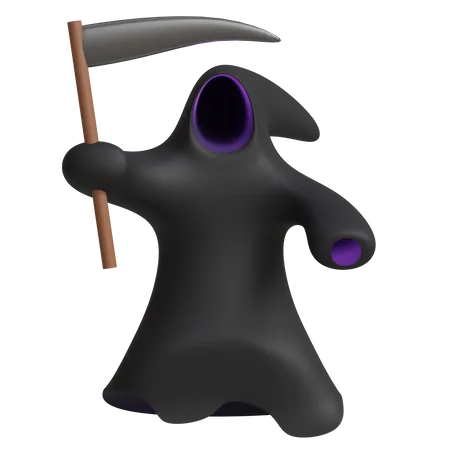 Grim Reaper  3D Icon