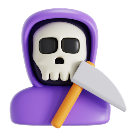 Grim reaper  3D Icon