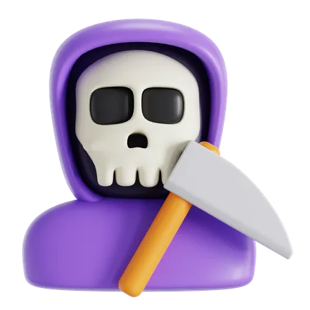 Grim reaper  3D Icon