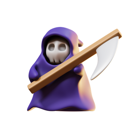 Grim reaper  3D Icon