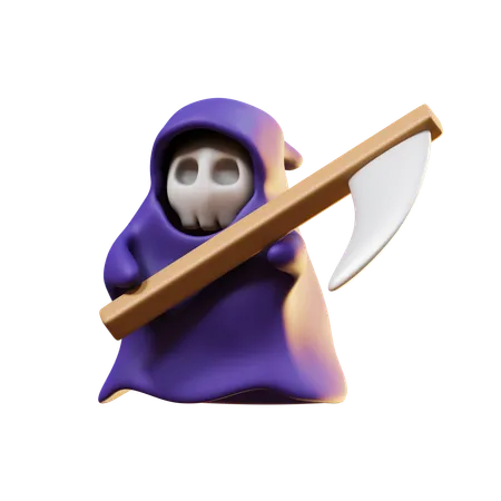 Grim reaper  3D Icon