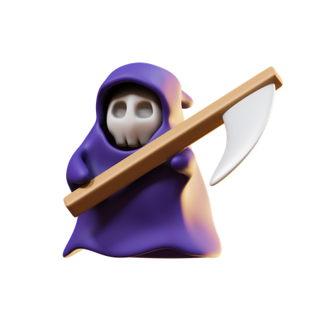 Grim reaper  3D Icon