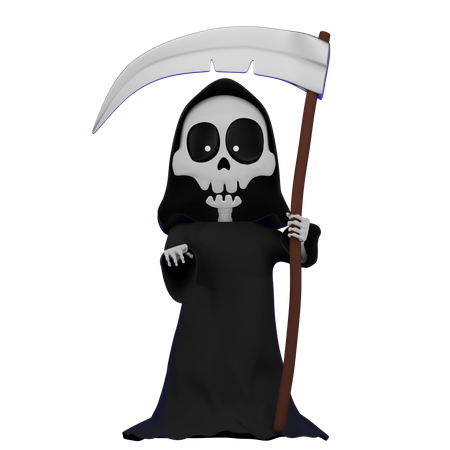 Grim Reaper 3D Illustration