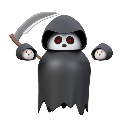grim reaper 3d rendering icon illustration 29761421 PNG