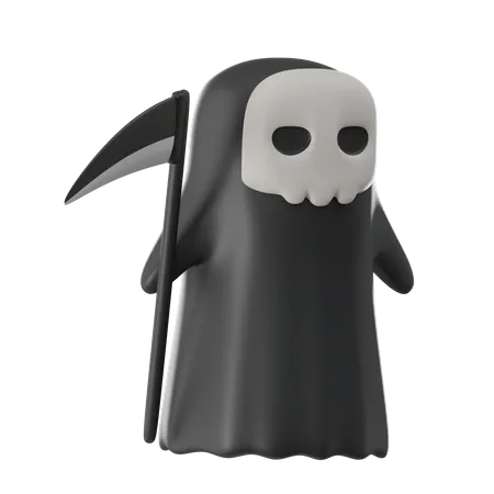 Reaper 3 D Icon Transparent Background 3D Icon