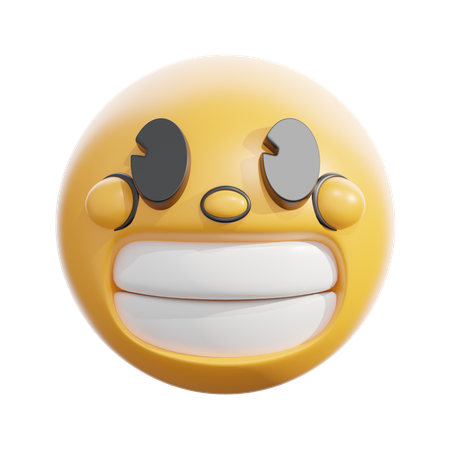 Grimacing face  3D Icon