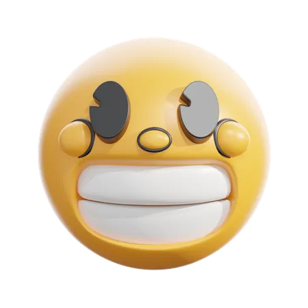 Grimacing face  3D Icon