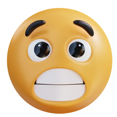 Grimacing Face  3D Icon