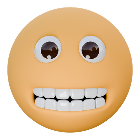 Grimacing Face  3D Icon