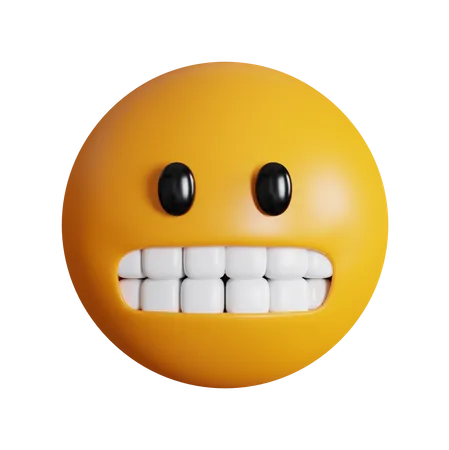 Grimacing Face  3D Icon