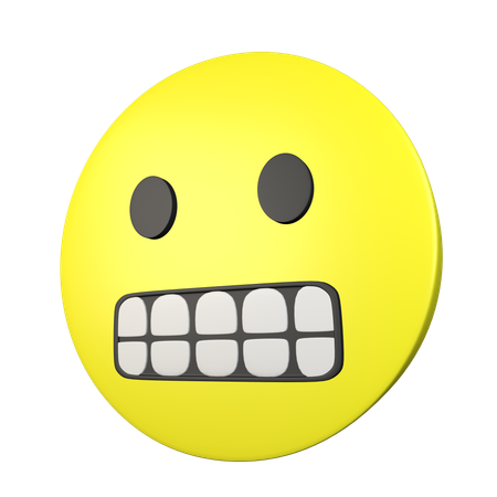 Grimacing Face  3D Icon